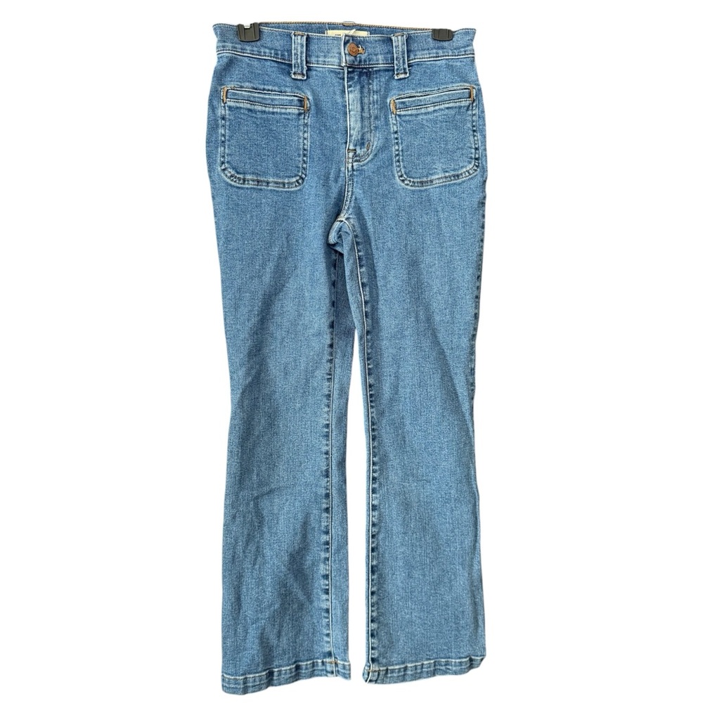 Madewell mid-rise kickout jeans